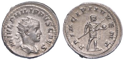 Filippo II (cesare), 244–247. Antoniniano.