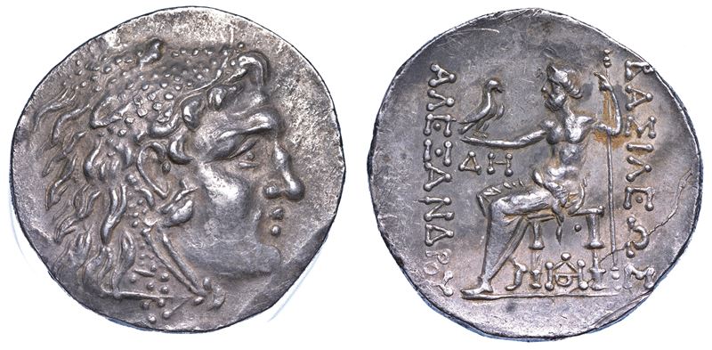 REGNO DI MACEDONIA. ALESSANDRO  III IL GRANDE, 336-323 a.C. Tetradracma, 125-70 a.C. (Monetazione postuma). Odessa.  - Auction Numismatics - Cambi Casa d'Aste