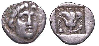 Isole della Caria - Rodi. Emidracma, Anni 167-88 a.C.