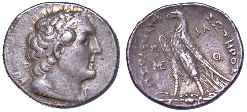 REGNO D'EGITTO. TOLOMEO II FILADELFO, 285-246 a.C. Tetradracma, anni 255-254 a.C. Alessandria d'Egitto.  - Auction Numismatics - Cambi Casa d'Aste
