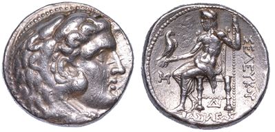 Regno di Siria. Seleuco i Nicator, 312-281 a.C. Tetradracma, Anni 300-295 a.C. Seleucia.