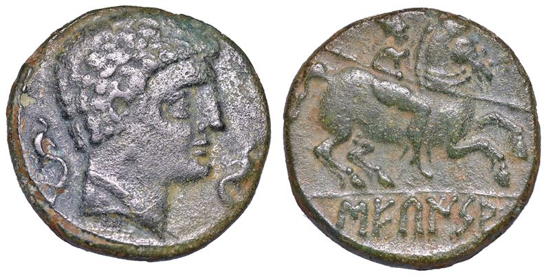 IBERIA - CELTIBERI. Asse, anni 120-20 a.C. Segeda.  - Auction Numismatics - Cambi Casa d'Aste