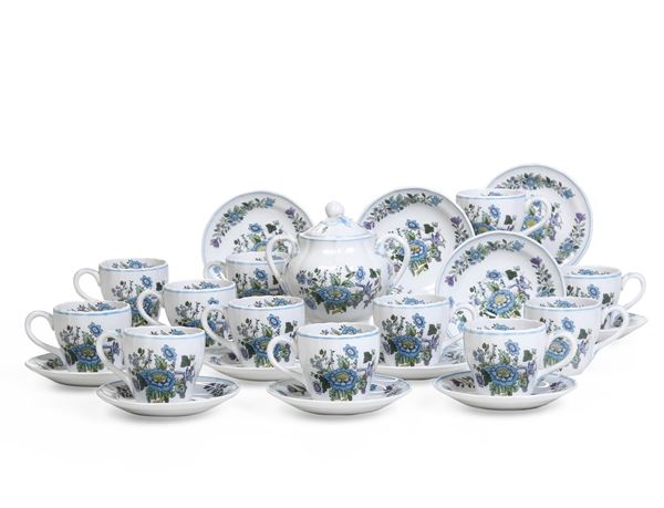 Servizio da caffè "Mulberry". Inghilterra, Manifattura Spode, XX secolo.