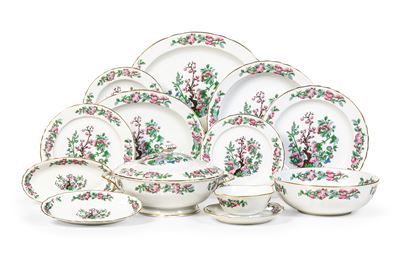 Servizio da Tavola “arbre Des Indes”francia, Limoges, Manifattura L.bernardaud & Co., Seconda Met...