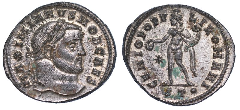 GALERIO MASSIMIANO (Cesare), 293-305. Follis, anni 298-299. Ticinum.  - Asta Numismatica - Cambi Casa d'Aste