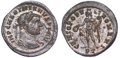 Massimiano Erculeo, 286-305. Follis, Anni 298-299. Ticinum.