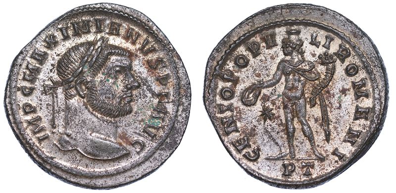 MASSIMIANO ERCULEO, 286-305. Follis, anni 298-299. Ticinum.  - Asta Numismatica - Cambi Casa d'Aste