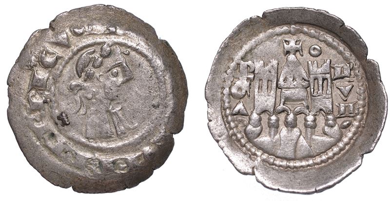 BERGAMO. COMUNE, A NOME DI FEDERICO II, 1194-1250. Denaro scodellato, anni 1236-1260.  - Asta Numismatica - Cambi Casa d'Aste