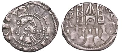 Bergamo. Comune, a Nome di Federico II, 1194-1250. Denaro Planeto, Anni 1270-1282.