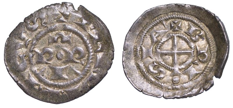 BRESCIA. COMUNE (1186-1254?). A NOME DI FEDERICO I, 1155-1190. Denaro scodellato.  - Auction Numismatics - Cambi Casa d'Aste