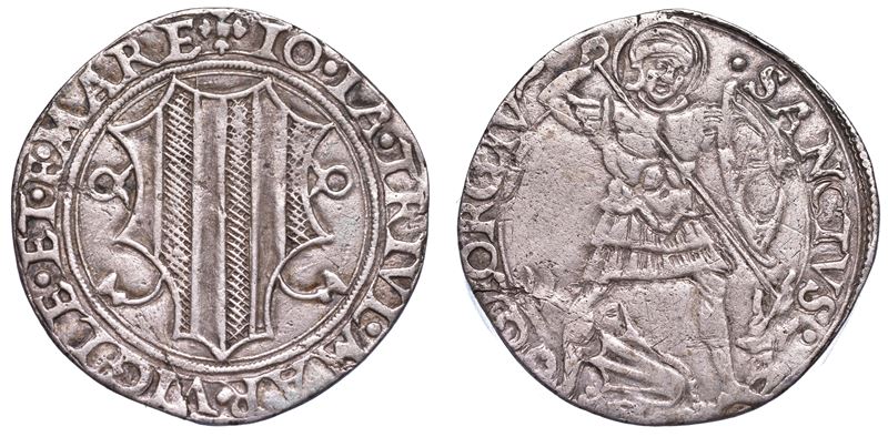 MESOCCO. GIAN GIACOMO TRIVULZIO, 1487-1518. Grosso da 6 Soldi.  - Auction Numismatics - Cambi Casa d'Aste
