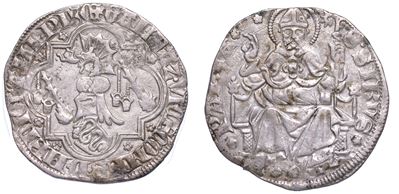 Pavia. Galeazzo II Visconti, 1359-1378. Grosso da 1 Soldo e Mezzo.