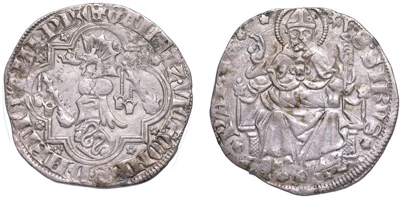 PAVIA. GALEAZZO II VISCONTI, 1359-1378. Grosso da 1 Soldo e mezzo.  - Asta Numismatica - Cambi Casa d'Aste