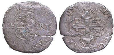 Pomponesco. Giulio Cesare Gonzaga, 1583-1593. Bianco s.D. (tipo Savoia).