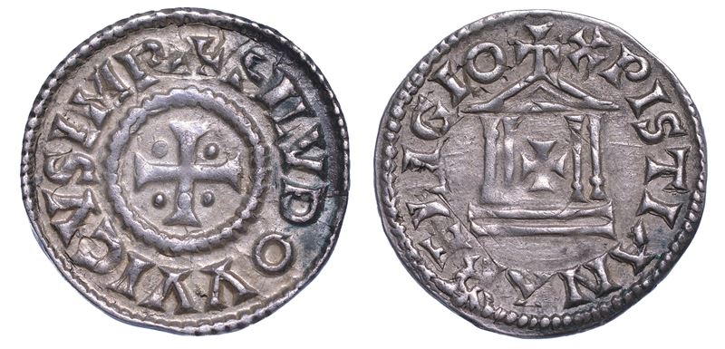 ZECCA INCERTA DELL'IMPERO. LUDOVICO II IMPERATORE E RE D'ITALIA, 844-875. Denaro.  - Auction Numismatics - Cambi Casa d'Aste