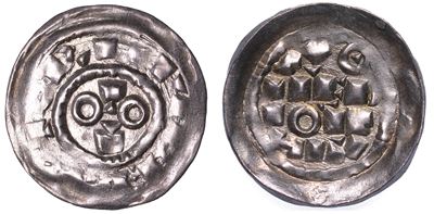 Milano. Ottone III di Sassonia, 983-1002. Denaro Scodellato.