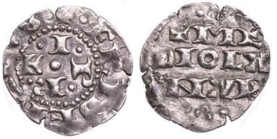 Milano. Eta' Comunale, a Nome di Federico Imperatore, Metà XII - Inizio XIV Sec. Denaro Imperiale...