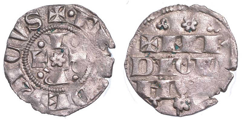 MILANO. ETA' COMUNALE, A NOME DI FEDERICO IMPERATORE, METÀ XII - INIZIO XIV SEC. Denaro imperiale piano.  - Auction Numismatics - Cambi Casa d'Aste