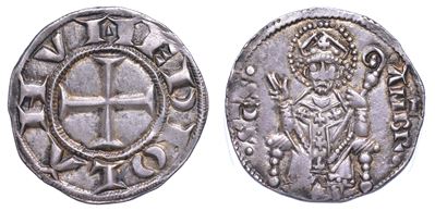 Milano. Eta' Comunale, Senza il Nome Dell’imperatore, Metà XIII - Inizio XIV Sec. Ambrosino D’arg...