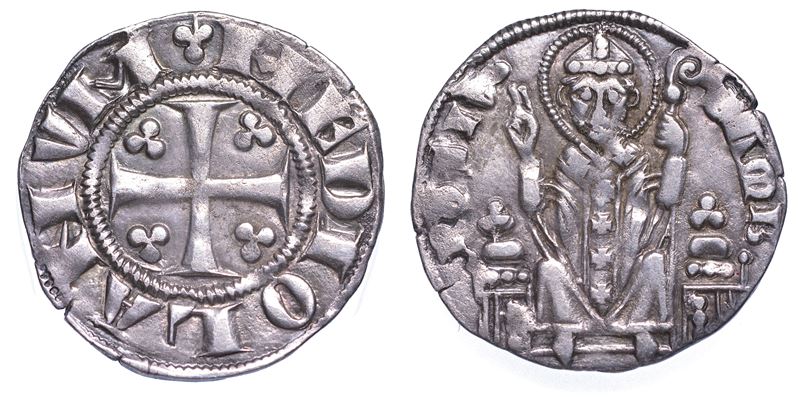MILANO. ETA' COMUNALE, METÀ XIII - INIZIO XIV SECOLO. Ambrosino piccolo.  - Auction Numismatics - Cambi Casa d'Aste