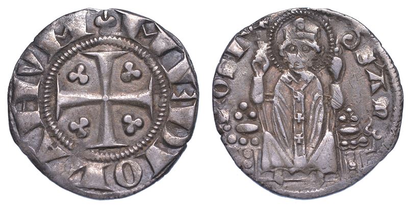 MILANO. ETA' COMUNALE, METÀ XIII - INIZIO XIV SECOLO. Ambrosino piccolo.  - Asta Numismatica - Cambi Casa d'Aste