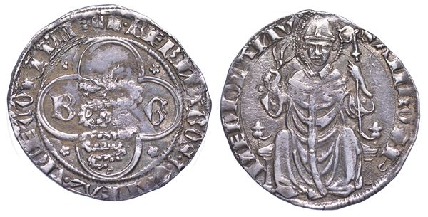 MILANO. BERNABO' E GALEAZZO II VISCONTI, 1354-1378. Grosso.