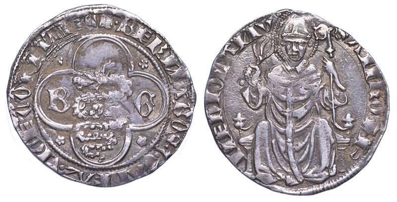 MILANO. BERNABO' E GALEAZZO II VISCONTI, 1354-1378. Grosso.  - Auction Numismatics - Cambi Casa d'Aste