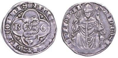 Milano. Bernabo' e Galeazzo II Visconti, 1354-1378. Grosso.