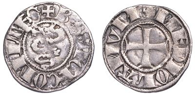 Milano. Bernabo' e Galeazzo II Visconti, 1354-1378. Sesino o Mezzo Soldo.