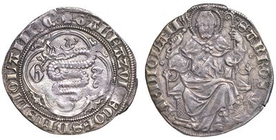 Milano. Gian Galeazzo Visconti, 1385-1402. Grosso o Pegione.