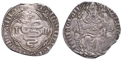 Milano. Giovanni Maria Visconti, 1402-1412. Grosso o Pegione.