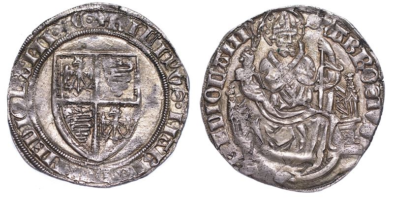 MILANO. FILIPPO MARIA VISCONTI, 1412-1447. Grosso da 2 Soldi.  - Auction Numismatics - Cambi Casa d'Aste