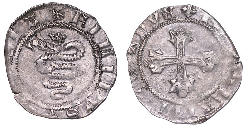 MILANO. FILIPPO MARIA VISCONTI, 1412-1447. Sesino.  - Auction Numismatics - Cambi Casa d'Aste