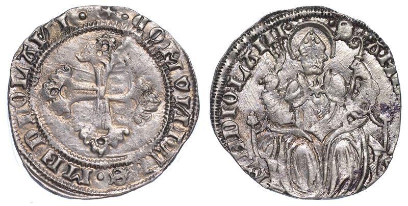 MILANO. REPUBBLICA AMBROSIANA, 1447-1450. Grosso.  - Auction Numismatics - Cambi Casa d'Aste