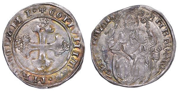 MILANO. REPUBBLICA AMBROSIANA, 1447-1450. Grosso.