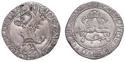 Milano. Gian Galeazzo Maria Sforza - Reggenza di Ludovico Maria Sforza, 1480-1494. Grosso da 3 So...