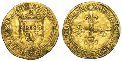 Milano. Francesco i D'angouleme, 1515-1521. Scudo D’oro del Sole.