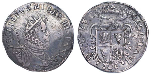 MILANO. FILIPPO III D’ASBURGO, 1598-1621. Ducatone 1608.