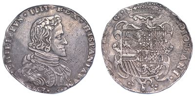 Milano. Filippo IV D’asburgo, 1621-1665. Filippo 1657.
