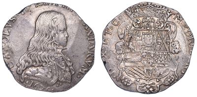 Milano. Carlo II di Spagna, 1665-1700. Filippo o Carlo 1676.