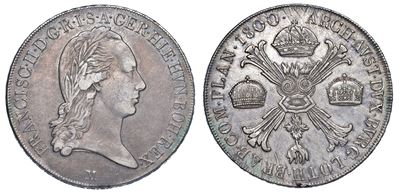 Milano. Francesco II D’asburgo-lorena, 1792-1800. Crocione 1800.