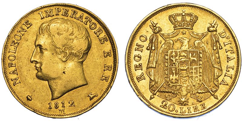 MILANO. NAPOLEONE I, 1805-1814. 20 lire 1812.  - Auction Numismatics - Cambi Casa d'Aste