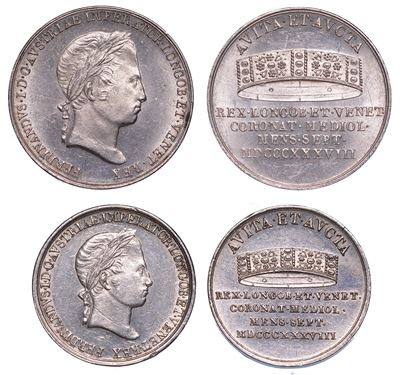 Milano. Ferdinando i D'asburgo-lorena, 1835-1848. Lotto di Due Monete.