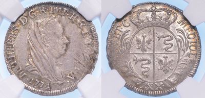 Milano. Maria Teresa D'asburgo, 1740-1780. 20 Soldi 1774.