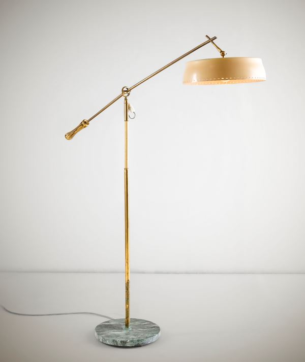 Angelo Lelii - Lampada da terra orientabile a contrappeso.