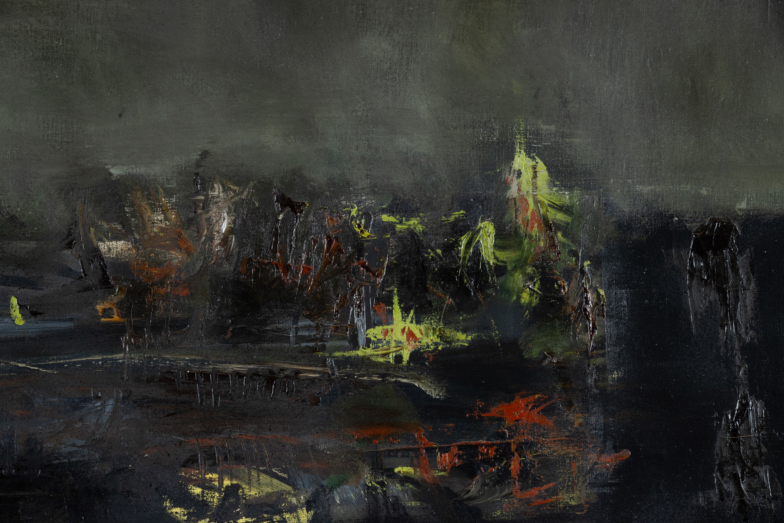 Rodolfo Aricò - Senza titolo (olio su tela, 90 x 70 cm, 1958)