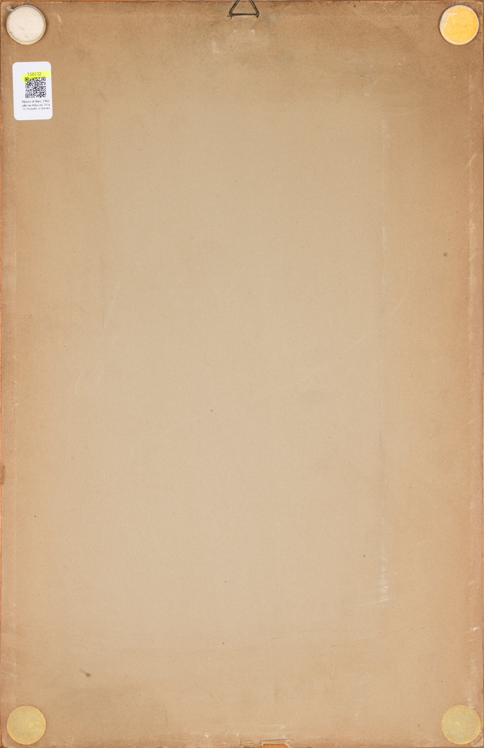 Brunella Saetti - Mazzo di fiori, olio su tela, 1961