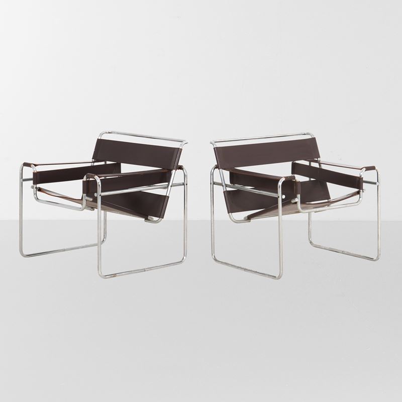 Marcel Breuer : Due poltrone  - Auction Design LAB - Cambi Casa d'Aste