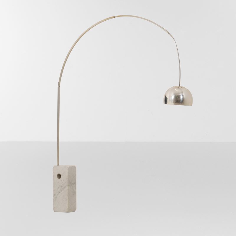 Achille e Piergiacomo Castiglioni : Lampada da terra mod. L'Arco  - Auction Design LAB - Cambi Casa d'Aste