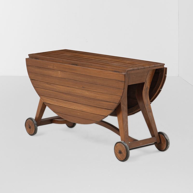 Melchiorre Bega : Tavolo consolle a bandelle  - Asta Design LAB - Cambi Casa d'Aste